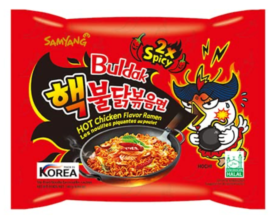 Samyang Buldak Ramen 2x Spicy, Single Packet