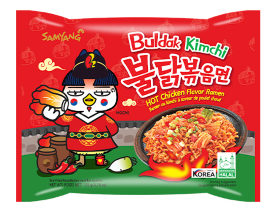 Samyang Buldak Ramen Kimchi, Single Packet