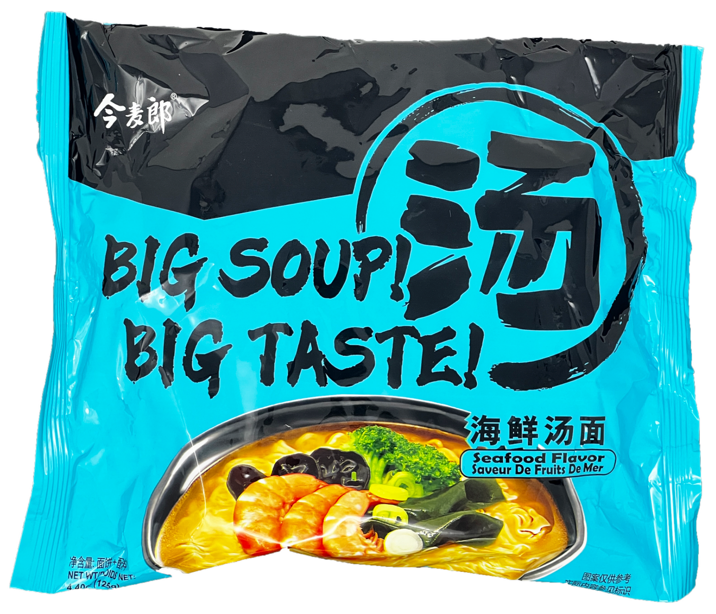 JML Big Soup Seafood Flavor Ramen, Single Packet