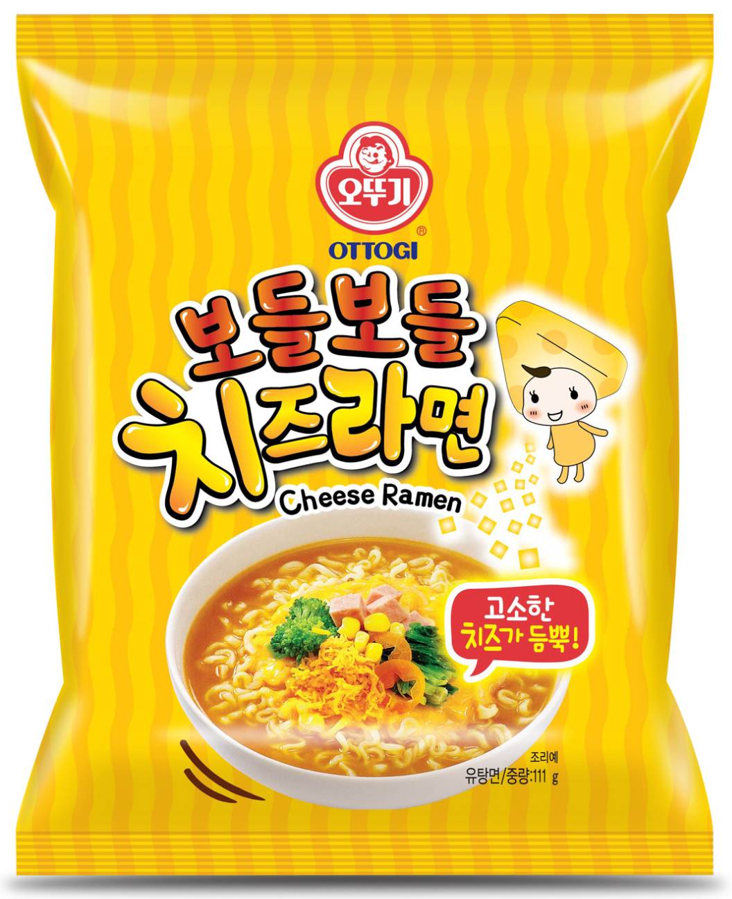 Ottogi Cheese Ramen, single packet