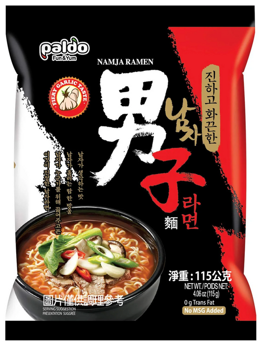 Paldo Namja Ramen, single packet