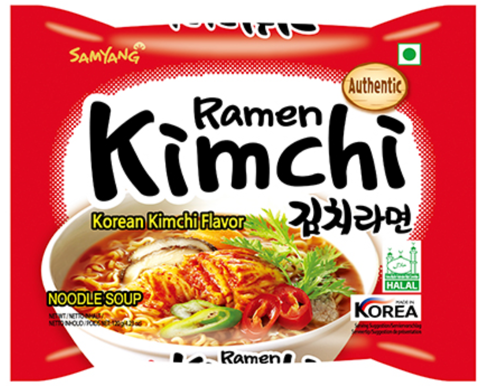 Samyang Authentic Kimchi Ramen, single packet