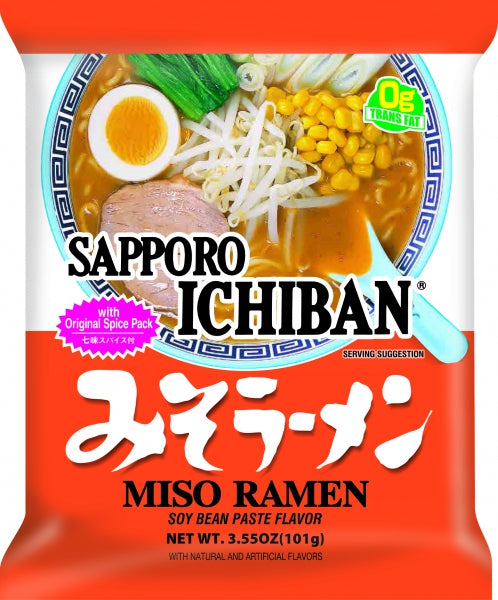Sapporo Ichiban Miso Ramen, single packet