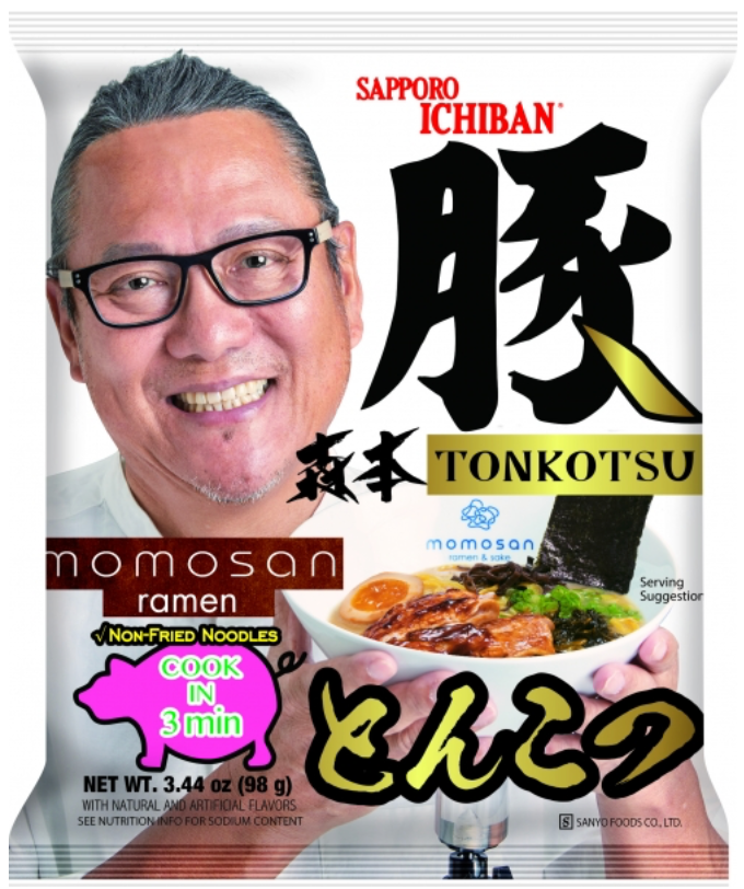 Sapporo Ichiban Momosan Tonkotsu Ramen, single packet