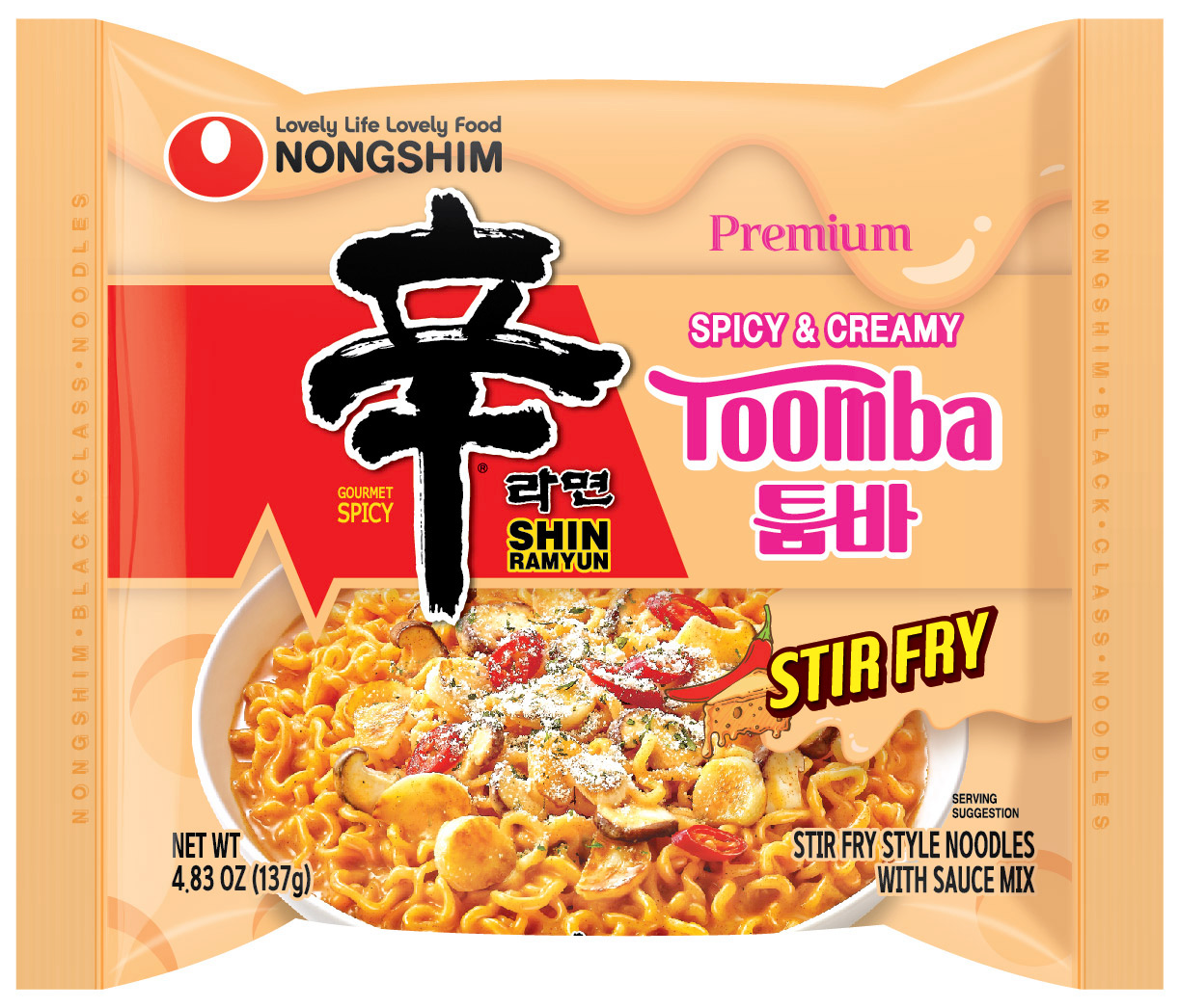 Shin Premium Toomba Stir Fry, single packet
