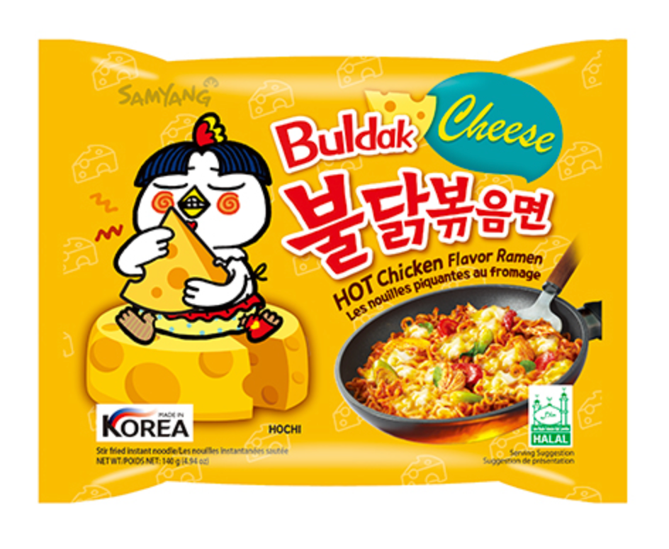 buldak cheese, single packet