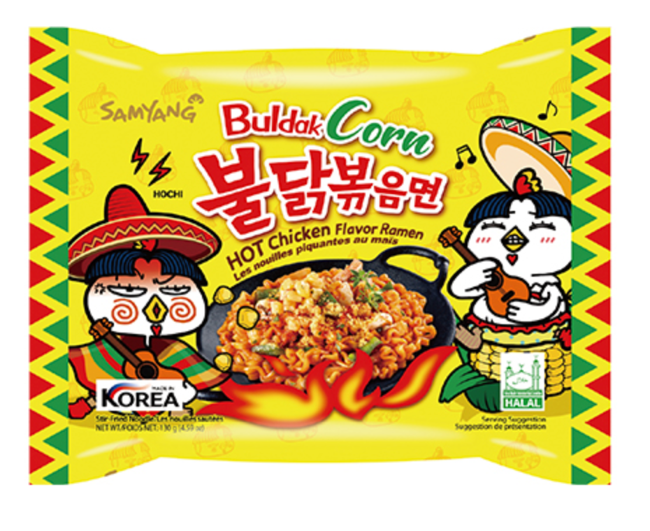 buldak corn, single packet