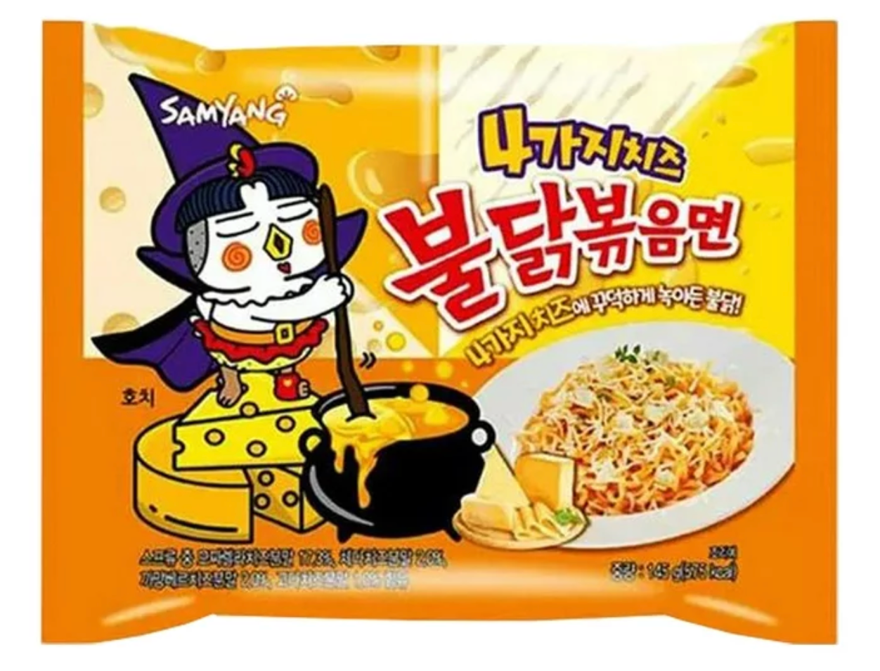 buldak quattro cheese, single packet