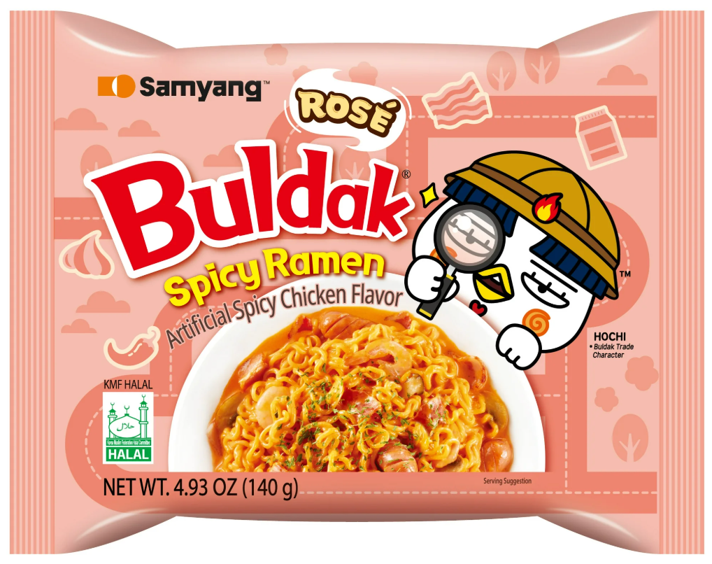 buldak rose, single packet