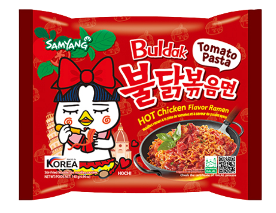 buldak tomato, single packet