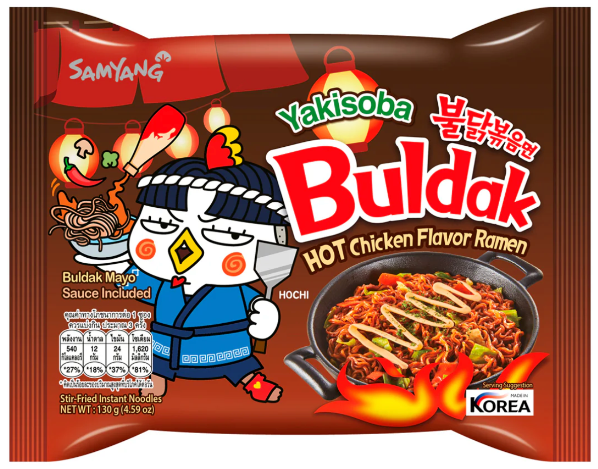 buldak yakisoba, single packet
