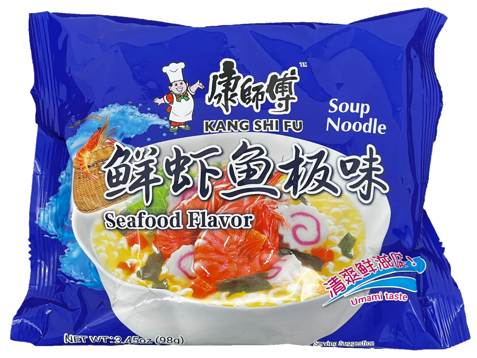 Master Kang Seafood Flavor Soup Ramen, Single Packet