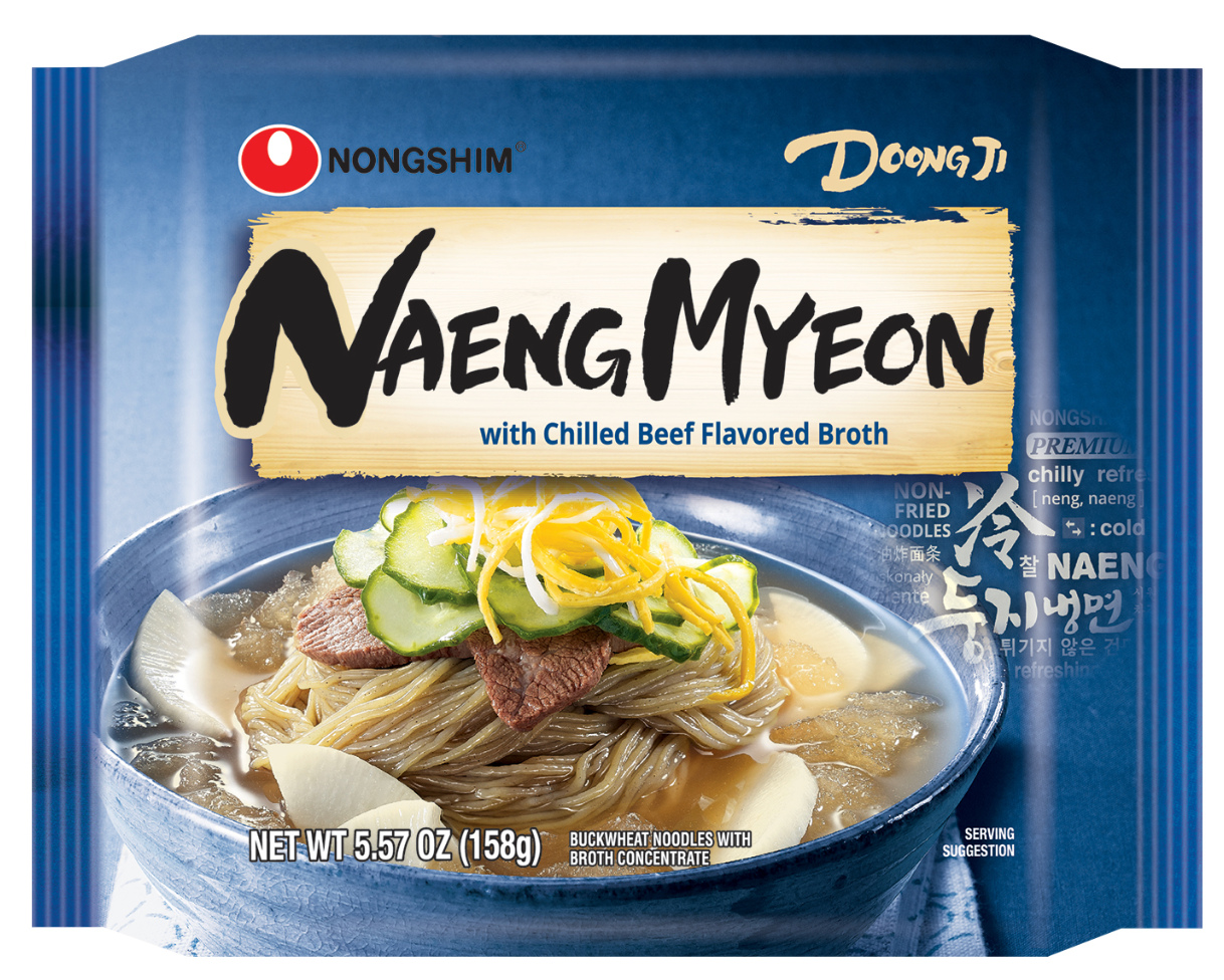 Nongshim NaengMyun with Beef Flavored Broth, Single packet