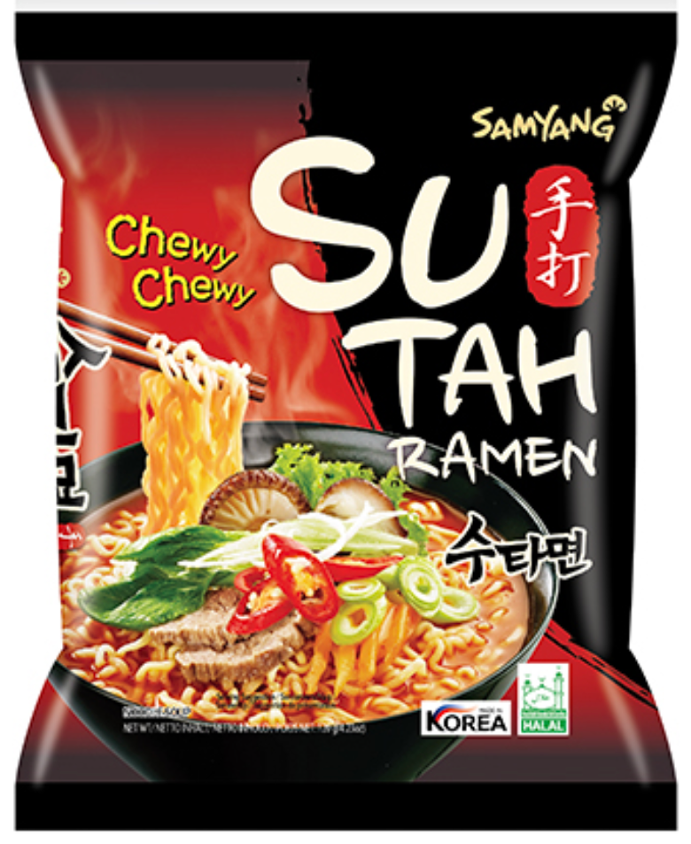 Samyang Sutah Ramen Noodle Soup, single packet